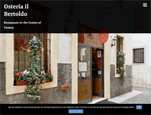 Tablet Screenshot of osteriailbertoldo.com